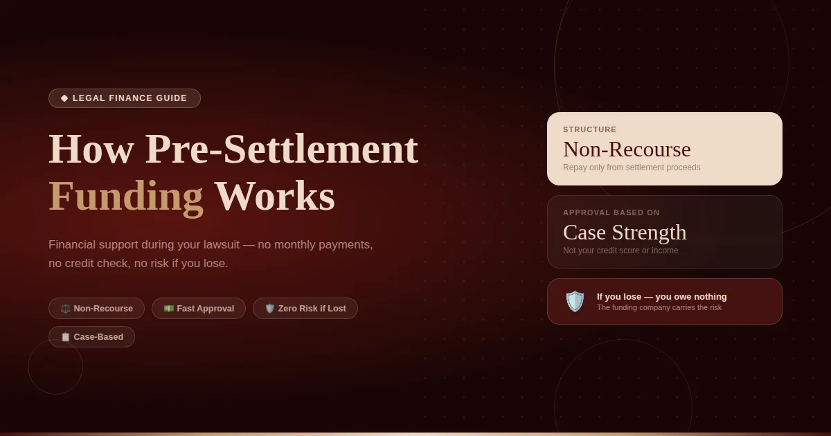 How Pre-Settlement Funding Works