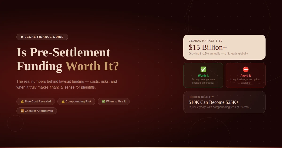 Is Pre-Settlement Funding Worth It